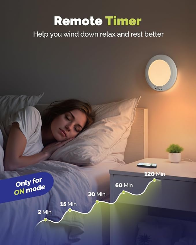 10,000mAh Rechargeable Ceiling Light with Remote, 7.09“ Wireless Waterproof Shower Lights 3000K/4000K/6000K, Battery Powered Light for Closet Battery Operated, Motion Sensor Lights No Wiring