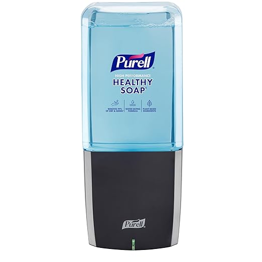 PURELL ES10 Automatic Hand Soap Dispenser, Graphite, for 1200 mL PURELL ES10 Hand Soap Refills (Pack of 1 Dispenser, Refills Sold Separately) - 8334-E1