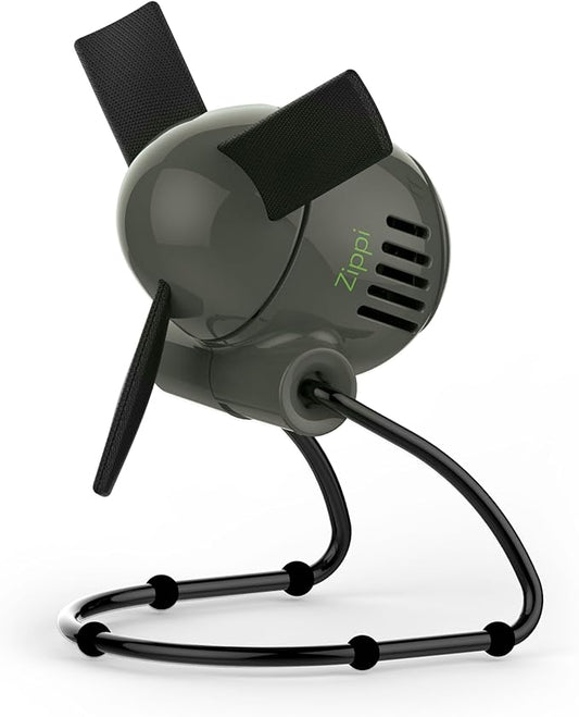 Vornado Zippi Small Personal Fan, Foldable Cooling for Desk, 2 Speed Settings, Soft Nylon Blades, Directable Airflow, Perfect Fan for Office and Bedroom, Multiple Color Options, Graphite Gray