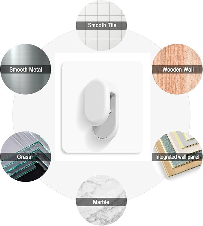 BEZOX Toothpaste Holder Wall Mount Tube Hook – Face Cream Tubes Hanger Wall Mounted Tooth Paste Organizers Gripper, 1 PCS