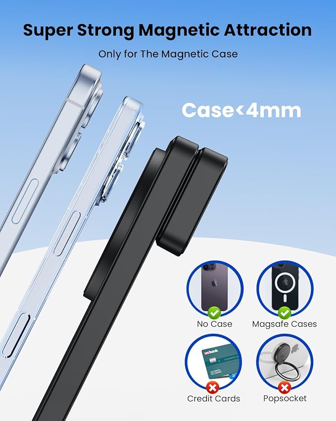 Magnetic Wireless Charging Station for Apple: Upgraded Certified 15W 3-in-1 Magsafe Wireless Charger Stand, Foldable Travel Fast Charger for iPhone 17 16 15 14 13 12 Series, Apple Watch, AirPods