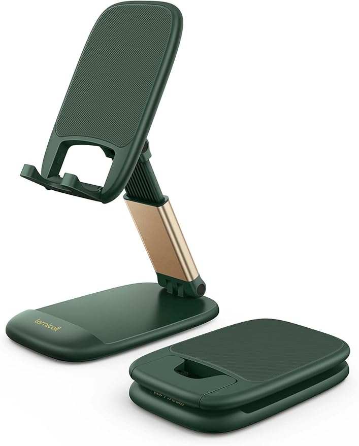Lamicall Cell Phone Holder, Desk Accessories - Green iPhone Cellphone Stand, Office Desktop Accessories, Office Must Have, Gifts for Desk Decor, Telephone Stand