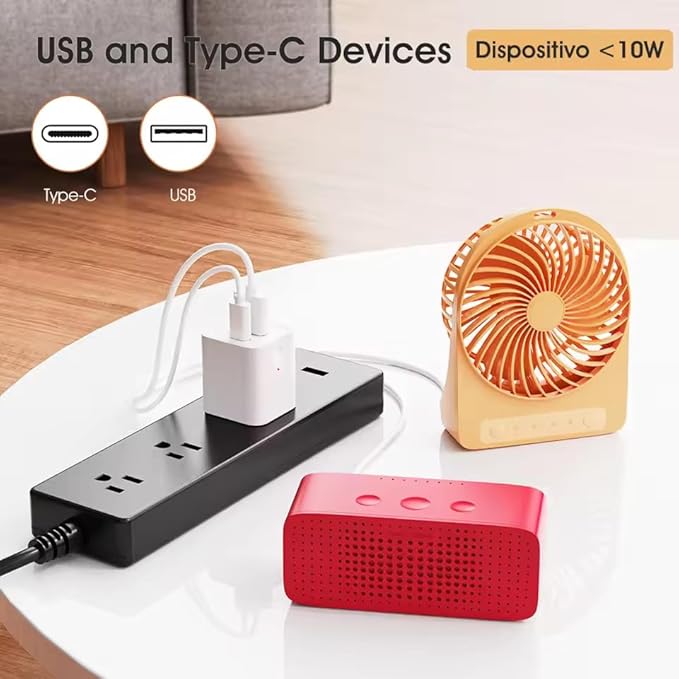 WiFi Smart USB Adapter, Mini Remote Control Switch with Tuya App, DC 5-12V Power Control, Compatible with Alexa and Google Home, White