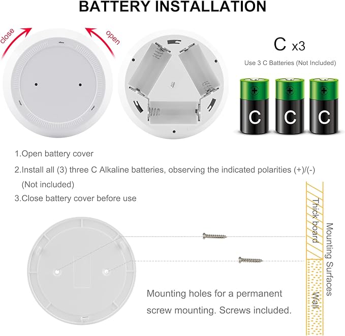 BIGMONAT Battery Operated Shower Light with Motion Sensor Wireless Ceiling Light RF Remote Controlled Through Walls|Brightness Dimmable and Timer Setting Indoor Lighting,Wireless Shower Light
