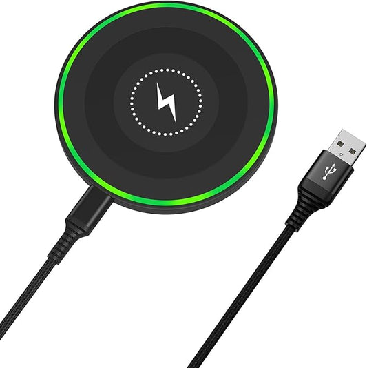 15W Wireless Charger Fast Charging Pad, Android Wireless Charging Station for Samsung Galaxy S26 Ultra S26 S25 Ultra S24 FE S23, razr/Razr+ 2025/Edge 2025/Moto G Stylus 2025, Google Pixel 10 Pro XL/9a