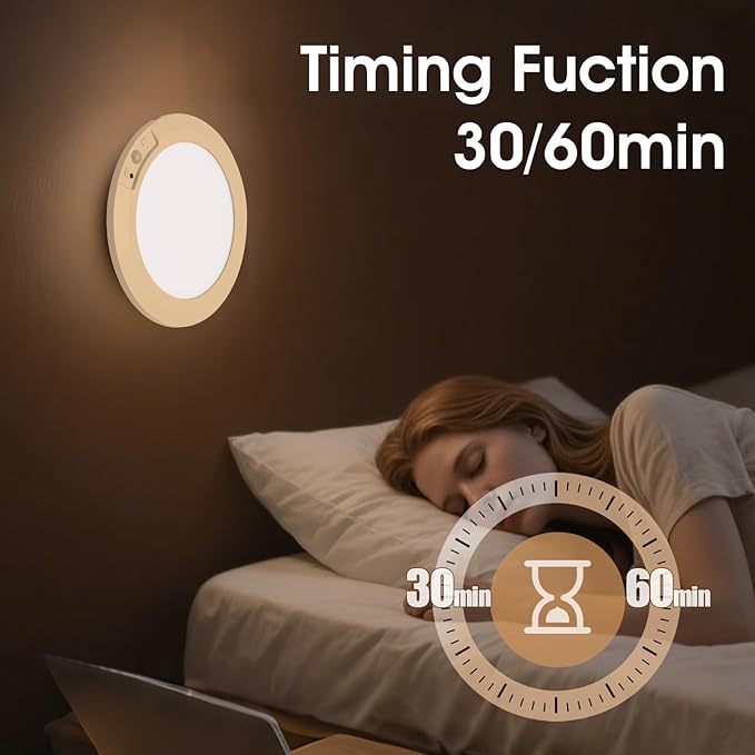 Rechargeable Motion Sensor Ceiling Light with Remote,Magnetic Wireless Ceiling Lights,8000mAh 7.5inch Battery Powered Light for Closet Shower Shed Loft Bathroom Garage cet