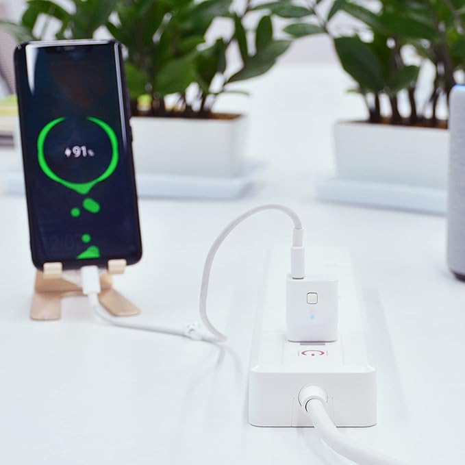 Tuya Micro DC 5V Smart WiFi Adaptor for USB Devices, DIY Smart Home Wireless Adaptor, APP Remote Control, Compatible with Alexa and Google Home for Voice Control