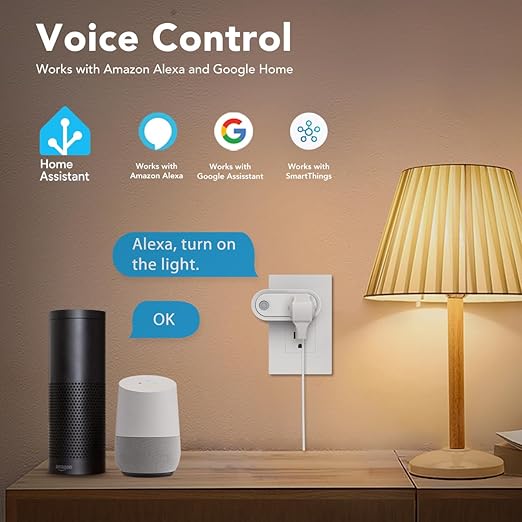 NEO Z-Wave Plus Smart Mini Plug, Compact Z-Wave Outlet for Home Automation, Works with Smartthings, Basic On/Off Function, 500 S2