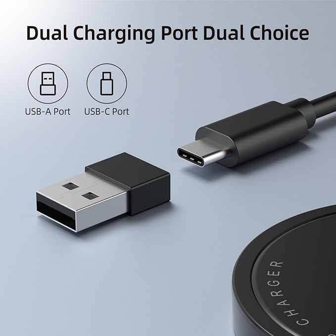 Magnetic Wireless Charger for iPhone 15W Max Fast Mag-Safe Wireless Charging Pad Compatible with iPhone 16/16 Plus/16 Pro/16 Pro Max/15/14/13/12 Series with USB-A Converter Black