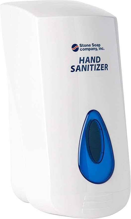 Automatic or Manual Hand Sanitizer Dispenser, Touch-Free Designed for Wall Mounting to an Optional Floor or Counter Stand (Manual Wall Mount 67.5 oz. Dispenser)