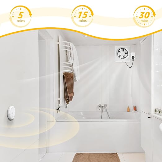 Motion Sensor Plug,Greencycle Wireless Motion Sensor Outlet with Timer Setting,PIR Sensor Plug to Auto Turn On/Off,Adjustable Detection Range,15A/1500W for Christmas Lights,Fans（1 Sensors 2 Plugs）