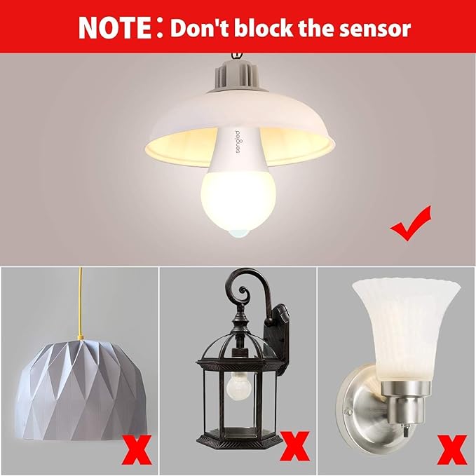 Sengled Motion Sensor Light Bulbs, A19 LED Dusk to Dawn Bulbs 3000K Soft White, Motion Activated Indoor Outdoor Light Bulbs 8.8W (60W Equivalent) 800 Lumens for Porch, Garage, Hallway, 2 Pack