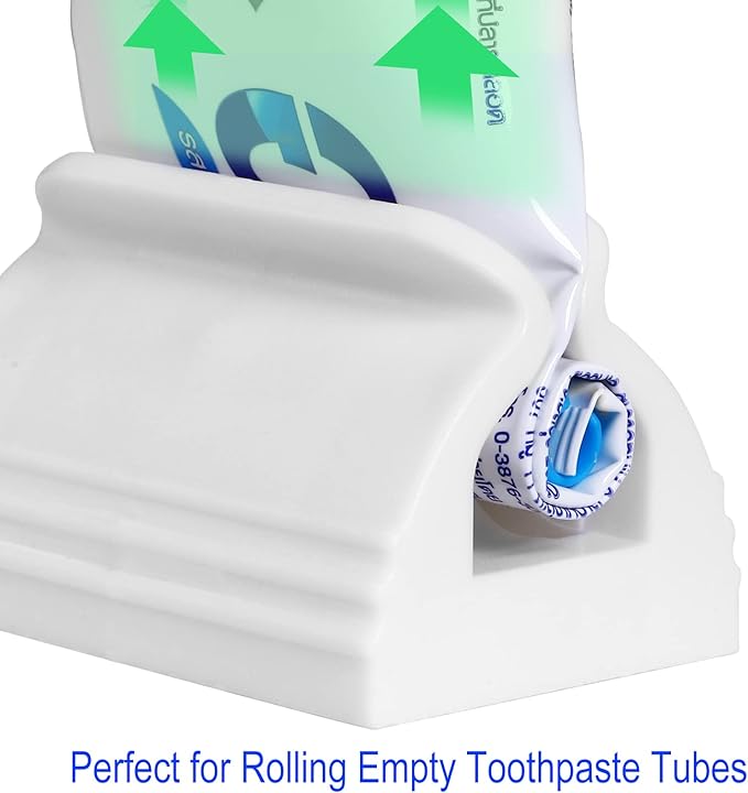 Toothpaste Squeezer, Set of 4 Tube Roller Squeezer, Dispenser, Simple and Practical
