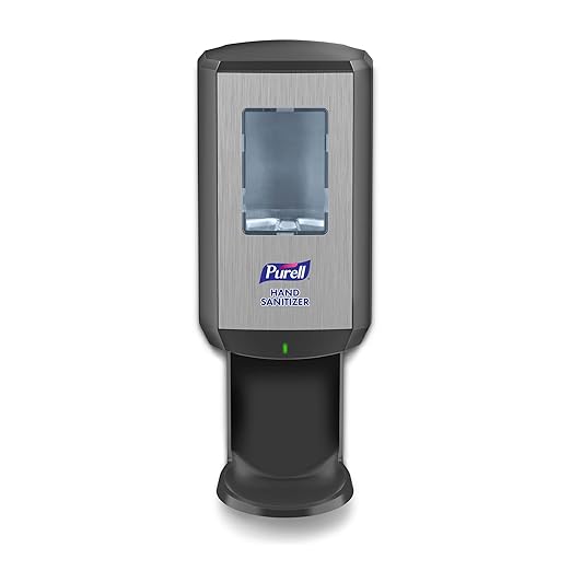 PURELL Advanced Hand Sanitizer Foam CS6 Starter Kit, 1-1200 mL Green Certified Hand Sanitizer Foam Refill + 1 CS6 Graphite Automatic Sanitizer Dispenser (Pack of 1) - 6551-1G