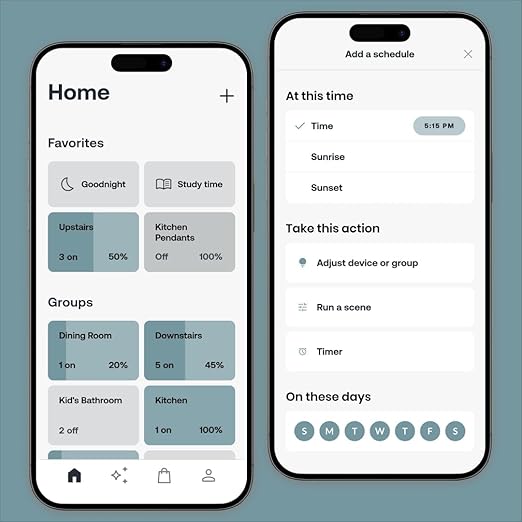 Smart Dimmer by Deako, Single-Pole, Rocker-Style Dimming, 2.4 GHz Wi-Fi, Remote App, Voice Control w/Alexa, Google Home, No Hub Required, Neutral Wire Required, White