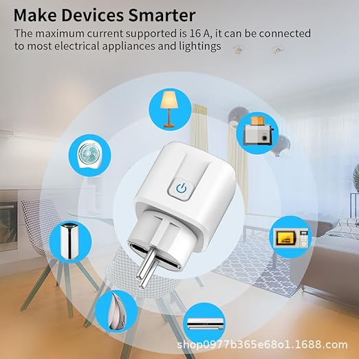Homekit Smart Plug Outlet Works with Homekit,Siri Voice Control,Timer Function,EU,16A