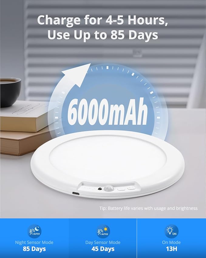 Combuh Rechargeable RGB Ambient Shower Light Waterproof Inside, LED 13 Color Changing Mood Lighting for Bathroom Cordless Battery Operated Stick on Ceiling Lamp with Remote for Bathtub Bedroom