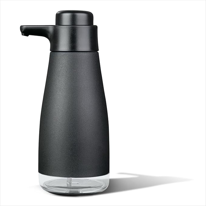 AIKE 15fl.oz Liquid Soap Dispenser for Dish and Hand Soap Matte Black