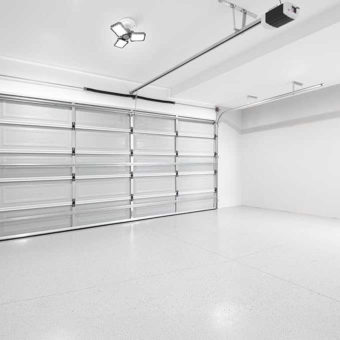Feit Electric LED Garage Light, Multiple Adjustable Panels, E26 Base, Ideal for Garage, Workshop, Shed, 25,000-Hour Lifetime