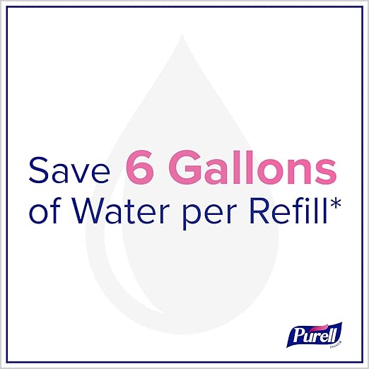 PURELL HEALTHY SOAP with CLEAN RELEASE Technology Fragrance Free Foam, 1200 mL Refill for PURELL ES10 Automatic Soap Dispenser (Pack of 2) - 8385-02