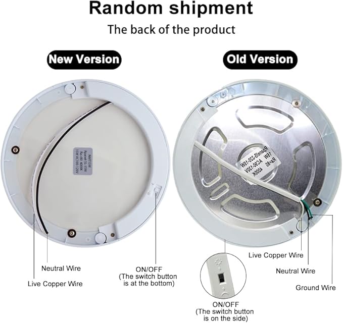 S NMT Motion Sensor LED Ceiling Light With 30s/180s Timeout Adjustable,15W 1500LM Round Panel Lighting Fixture For Stairs Toilet Closets,Warm White 3000K Natural White 4000K Cool White 5000K Available