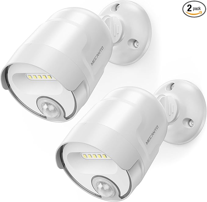 Battery Operated Motion Sensor Light Outdoor, 4000mAh Rechargeable 600 Lumen Battery Powered Spotlight Outdoor Waterproof for Porch, Garage, House
