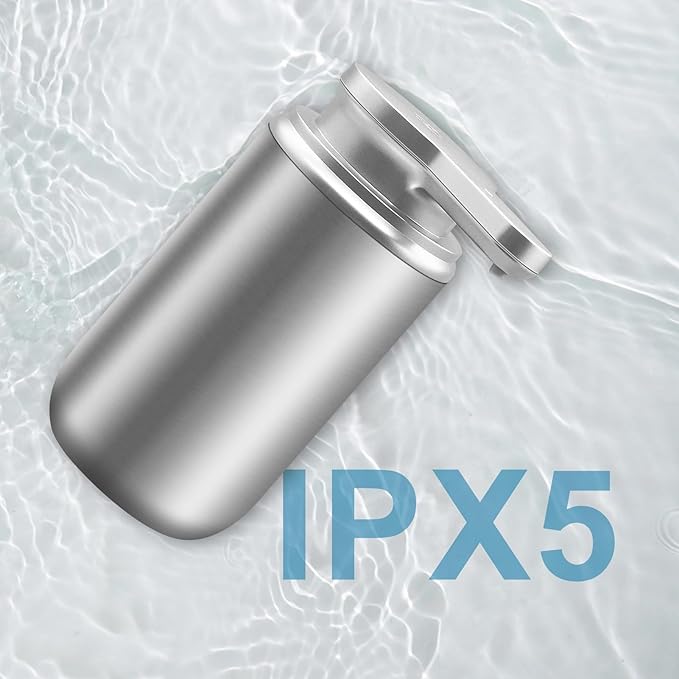 12 oz. Automatic Soap Dispenser Stainless Steel with Sensor Infrared Soap Dispenser Electric IPX5 Waterproof USB-C Charging Motion Sensor for Kitchen & Bathroom (Silver Cyl)