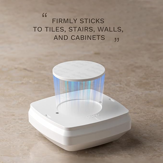 innofox 10-Pack Stick-on Motion Sensor Lights, Warm White LED Night Light, Stick-Anywhere Stair Lights, Closet Light, Battery Operated Wall Light for Kitchen, Hallway, Bedroom, Bathroom, Stairs