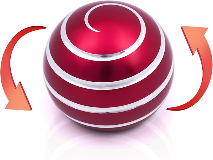 Desk-Kinetic-Toys Cool-Gadgets for Fidget: Cool-Stuff Thing Game Toy for Adult Teen Children Kid, Stress Relief Optical-Illusion Gifts for Office School Home Man Women Christmas Spinning 300 Seconds
