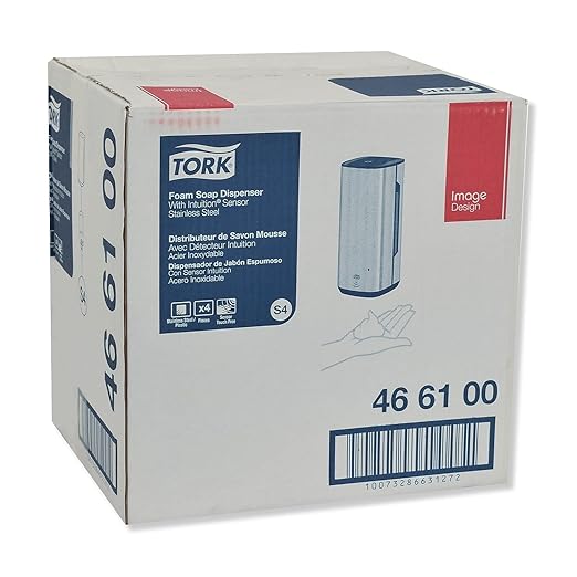 Tork Intuition™ Sensor Skincare Dispenser Stainless Steel S4, for Hand Soap and Hand Sanitizer, Image Range, 466100