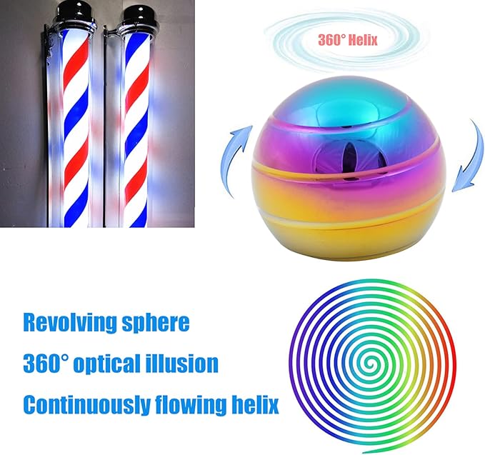 Desk-Kinetic-Toys Cool-Gadgets for Fidget: Cool-Stuff Thing Game Toy for Adult Teen Children Kid, Stress Relief Optical-Illusion Gifts for Office School Home Man Women Christmas Spinning 300 Seconds