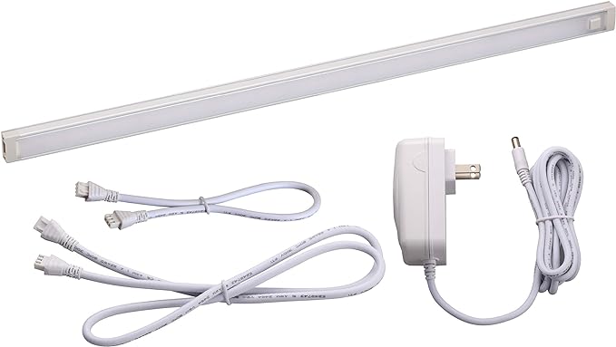 PureOptics LED Dimmable Linkable LED Shop Light with Motion Sensor and Magnetic Option, 10.5W, 780 Lumens, 18", Warm (LEDUC18-1WK)