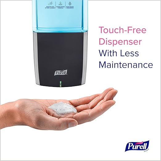 PURELL ES10 Automatic Hand Soap Dispenser, Graphite, for 1200 mL PURELL ES10 Hand Soap Refills (Pack of 1 Dispenser, Refills Sold Separately) - 8334-E1
