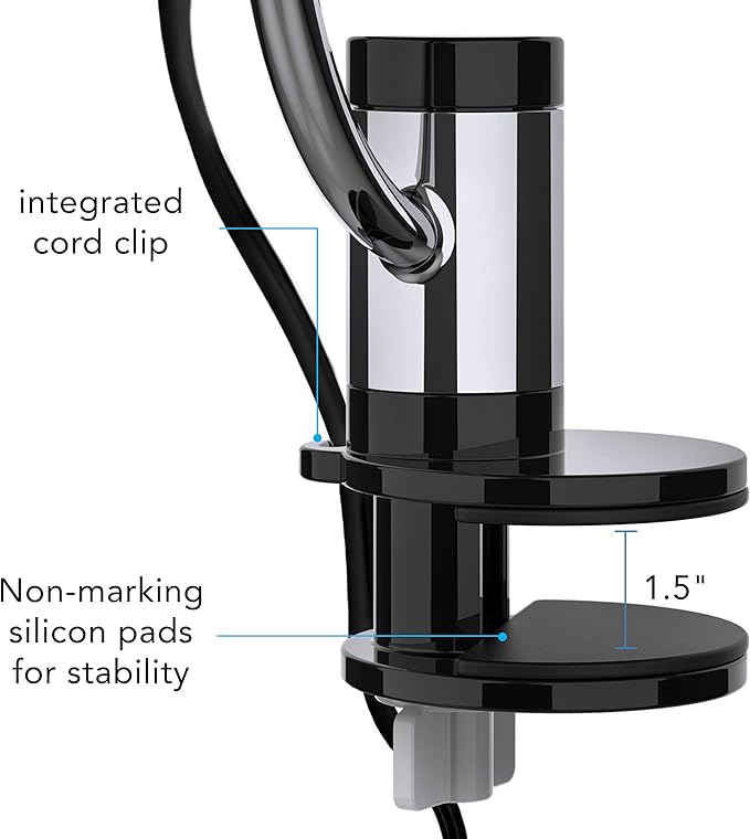 Vornado Pivot Clip Personal Air Circulator, 3-Speed, Portable Desk Fan with Multi-Surface Clip, 360-Degree Adjustable Axis, 9 in Tall, 4 in Diameter, Whisper Quiet, Black
