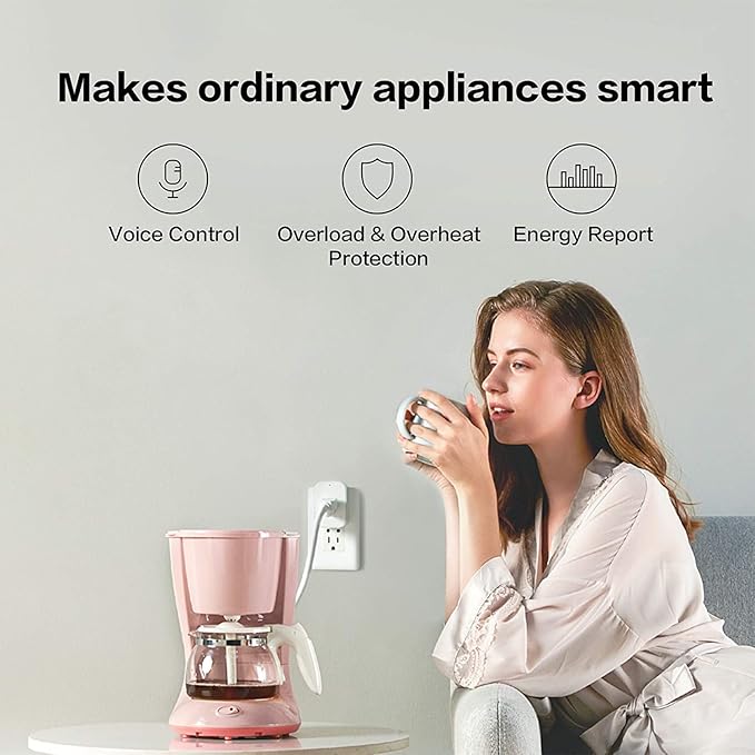 Aqara Wireless Mini Switch and Samrt Plug with Energy Monitoring,Requires Aqara Hub, Zigbee Connection,Smart Button for Smart Home Devices,Compatible with Alexa, Google Assistant, and Apple HomeKit