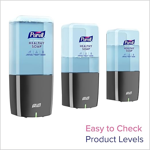 PURELL ES10 Automatic Hand Soap Dispenser, Graphite, for 1200 mL PURELL ES10 Hand Soap Refills (Pack of 1 Dispenser, Refills Sold Separately) - 8334-E1