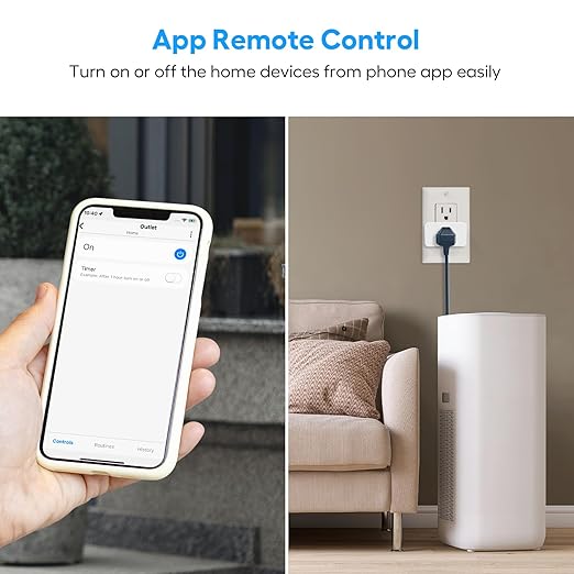 Zwave Smart Plug 800 Series Zwave Outlet Built-in Repeater Range Extender, Mini Zwave Plug Work with SmartThings, Wink, Alexa, Google Assistant, Z-Wave Hub Required, FCC and ETL Listed, 1875W