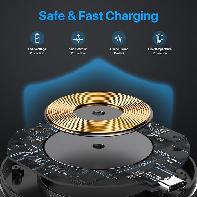 Wireless Charger 30W, 30W Fast Wireless Charging Pad For iPhone 15 14 13 12 11 X 8, Samsung Wireless Charger For Galaxy S24/S23/S22/S21/S20/S10/S9/S8/Note20/10/9/8, Air Pods/Galaxy Buds, Pixel/LG G8 7