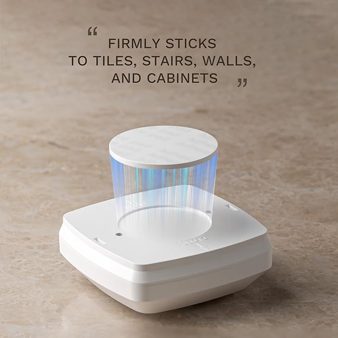 innofox 6-Pack Stick-on Motion Sensor Lights, Warm White LED Night Light, Stick-Anywhere Stair Lights, Closet Light, Battery Operated Wall Light for Kitchen, Hallway, Bedroom, Bathroom, Stairs