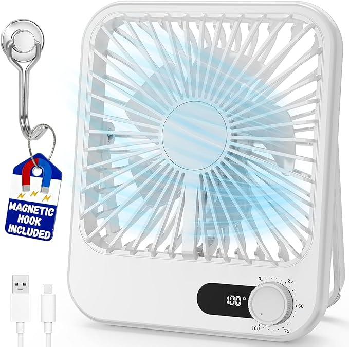 Portable Travel Fan for Cruise Approved, Cruise Essentials 2026 Rechargeable Fan100 Speed Wind Adjustable, Small Travel Essentials for Hotel Beside Sleeping Cruise Ship Essentials Cruise Must Haves