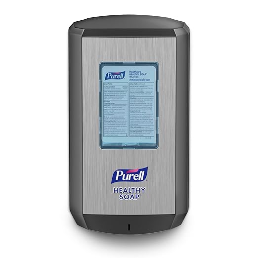 PURELL CS6 Automatic HEALTHY SOAP Dispenser, Graphite, for 1200 mL PURELL CS6 HEALTHY SOAP Refills (Pack of 1) - 6534-01 - Manufactured by GOJO, Inc.