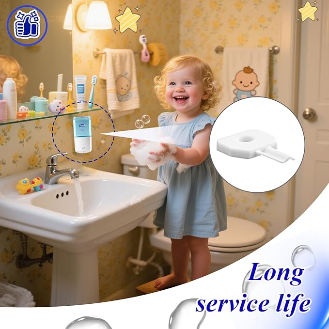 Hand sanitizer Dispenser Key Replacemen for Purell - Compatible with GOJO and Provon - General for ES4, ES6, ES8 and More Purell Gojo Hand sanitizer Dispenser