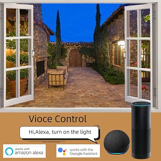 5GHz &2.4 GHz Outdoor Smart WiFi Plug Outlet,IP44,15 Amps,One Grounded Outlet, Wireless Remote, Alexa Smart Plugs and Google Home Assistant, ETL Listed,Black(1 Pack)