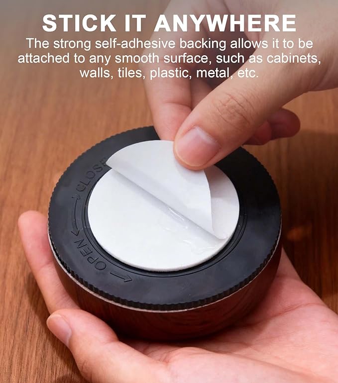 Wood Grain LED Puck Light, Wireless Tap Light Battery Operated, Stick On Push Lights, Under Cabinet Lighting for Closet, Wardrobe, Shelf, Showcase (6 Pack)