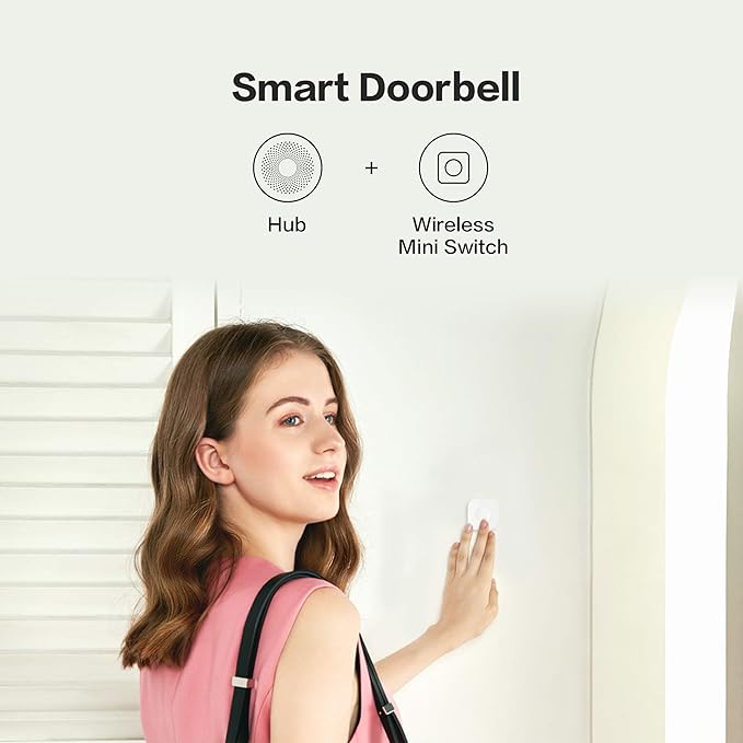 Aqara Wireless Mini Switch and Samrt Plug with Energy Monitoring,Requires Aqara Hub, Zigbee Connection,Smart Button for Smart Home Devices,Compatible with Alexa, Google Assistant, and Apple HomeKit