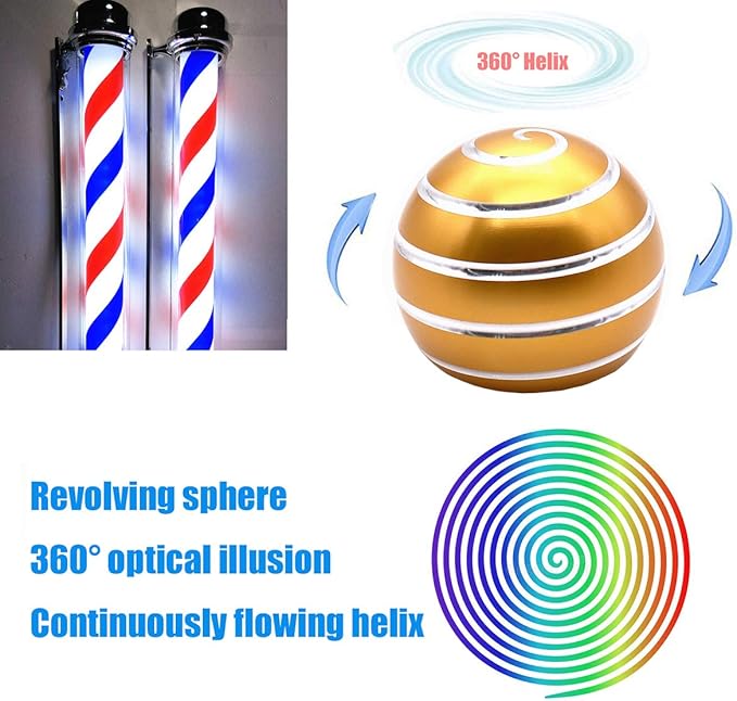 Desk-Kinetic-Toys Cool-Gadgets for Fidget: Cool-Stuff Thing Game Toy for Adult Teen Children Kid, Stress Relief Optical-Illusion Gifts for Office School Home Man Women Christmas Spinning 300 Seconds