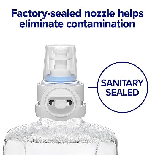 PURELL Advanced Hand Sanitizer Foam CS6 Starter Kit, 1-1200 mL Green Certified Hand Sanitizer Foam Refill + 1 CS6 Graphite Automatic Sanitizer Dispenser (Pack of 1) - 6551-1G