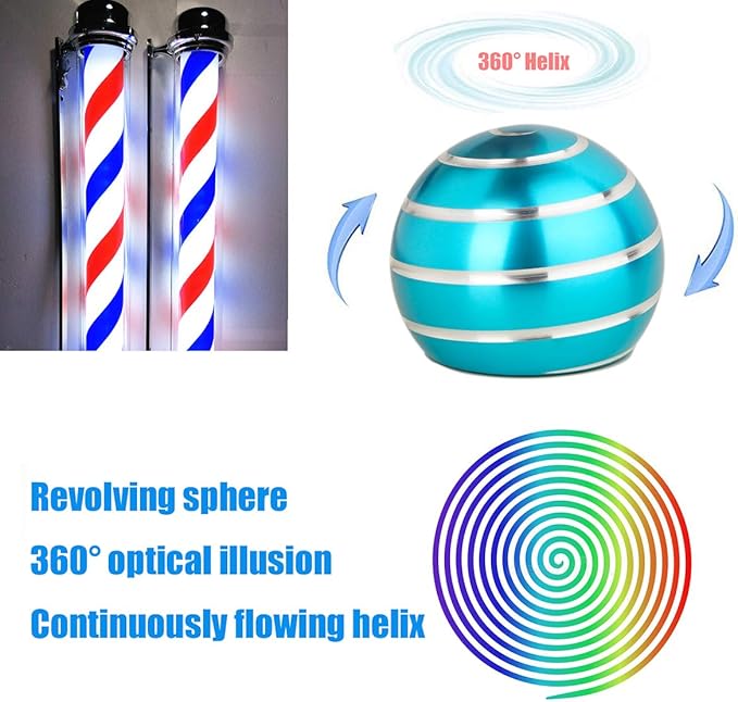 Desk-Kinetic-Toys Cool-Gadgets for Fidget: Cool-Stuff Thing Game Toy for Adult Teen Children Kid, Stress Relief Optical-Illusion Gifts for Office School Home Man Women Christmas Spinning 300 Seconds