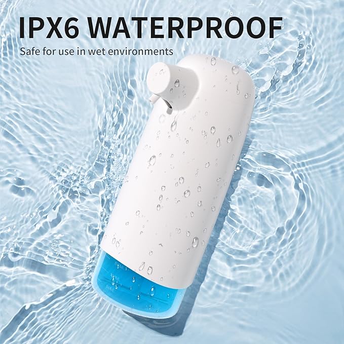 Automatic Foaming Soap Dispenser, 550ml/18oz Foaming Hand Sanitizer Touchless with 3 Adjustable Modes, Rechargeable Automatic Hand Soap Dispenser for Bathroom Kitchen Household