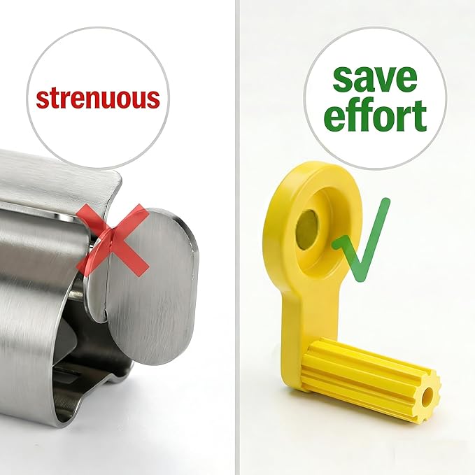 2PCS Toothpaste Squeezer for Kids - Toothpaste Dispenser for Kids - Toothpaste Holder Squeezer Stand - Toothpaste Squeezer Roller for Bathroom or Kitchen (Green, Without Hourglass)